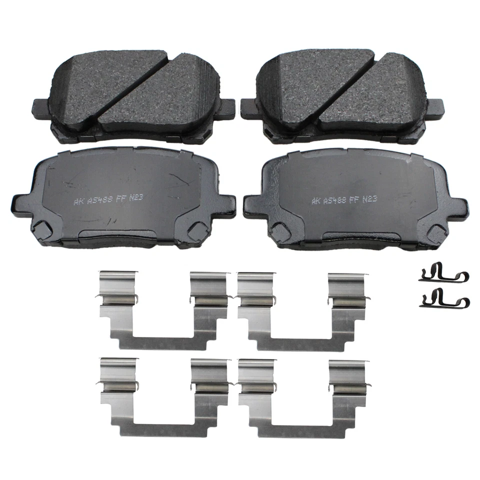 Pastillas de freno delanteras de cerámica Akebono ProACT para Pontiac Vibe Toyota Corolla Matrix Foto 2 de 4