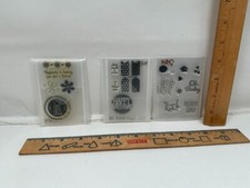 Sizzix Cling Stamps Chevron Tags Sayings Scra...