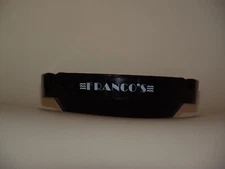 Ashtray Vintage Francos Black Glass