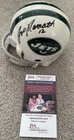 Joe Namath 12 Signed Autographed Jets Mini Helmet With JSA COA