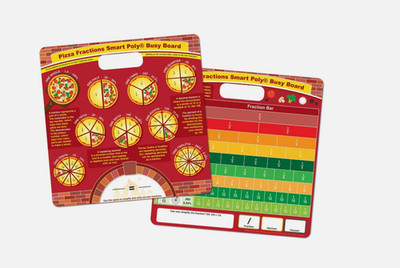 Ashley Pizza Fractions Smart Poly Busy Board (ash-98005) (ash98005)