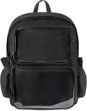 STEAMEDBUN Ita Bag Backpack with insert Pin Display for School Black