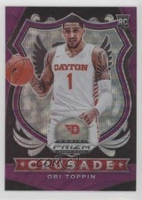 2020-21 Panini Prizm Draft Picks Crusade Purple Wave Prizm Obi Toppin #87 0o7l