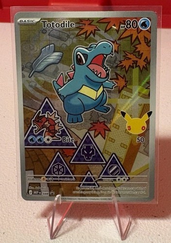 Pokémon TCG Totodile 048 Black Star Promo First Partners Collection Series 2 NM