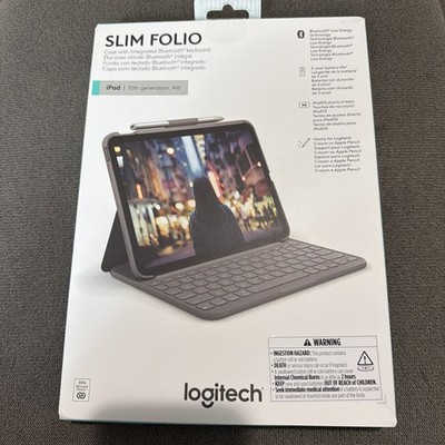 Logitech Slim Folio iPad Wireless Keyboard | 10th gen & 11th Gen (A16)