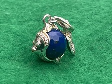 Thomas Sabo Silver & Blue Sone Fish Charm