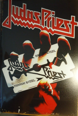 JUDAS PRIEST     20x30cm gewölbt  Deko Schild