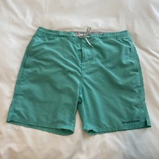 Men s Vineyard Vines Swim Shorts Small Green Drawstring