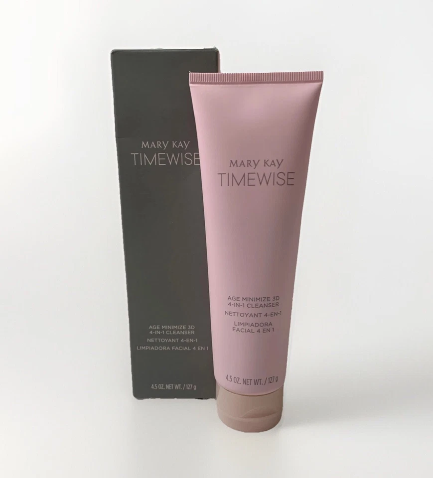 Limpiador Mary Kay Timewise Age Minimize 173101 3D 4 en 1 piel normal/seca 4,5 oz Foto 4 de 4