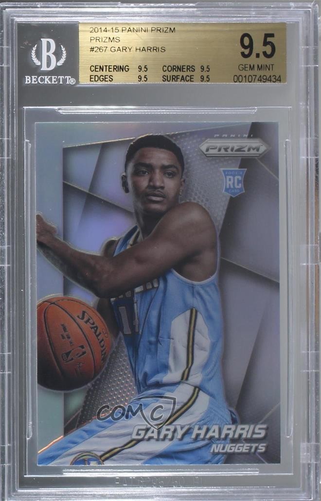 2014-15 Panini Prizm Silver Prizm Gary Harris #267 BGS 9.5 GEM MINT 3g8
