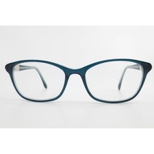 Bebe BB5146 440 Teal Cat Eye Eyeglasses Frames Silver Glitter Accents 54-17-140