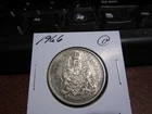 1966 - Canada - silver 50 cent coin - Canadian half dollar