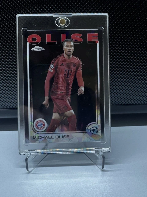 2024-25 Topps Chrome Uefa Club Competitions Sapphire Edition Michael Olise /10