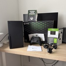 Boxed Microsoft Xbox Series X 1TB Black Game Console Bundle *FULLY WORKING*