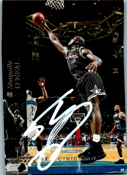 Shaquille O'Neal Basketball Autographed Sports Trading Cards for