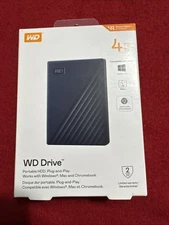 Western Digital WD Drive 4 TB for Windows & Mac + Chromebook WDBCTC0040BBL-WEWM