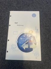 VW Golf 4  Bordbuch Betriebsanleitung Bedienungsanleitung Mappe Ordner