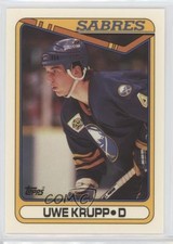 1990-91 Topps Tiffany Uwe Krupp #390 t4m