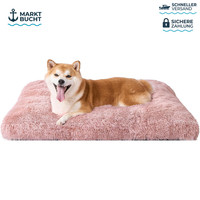 Hundebett Flauschig Waschbar 90X60Cm Rosa FüR MittelgroßE Hunde