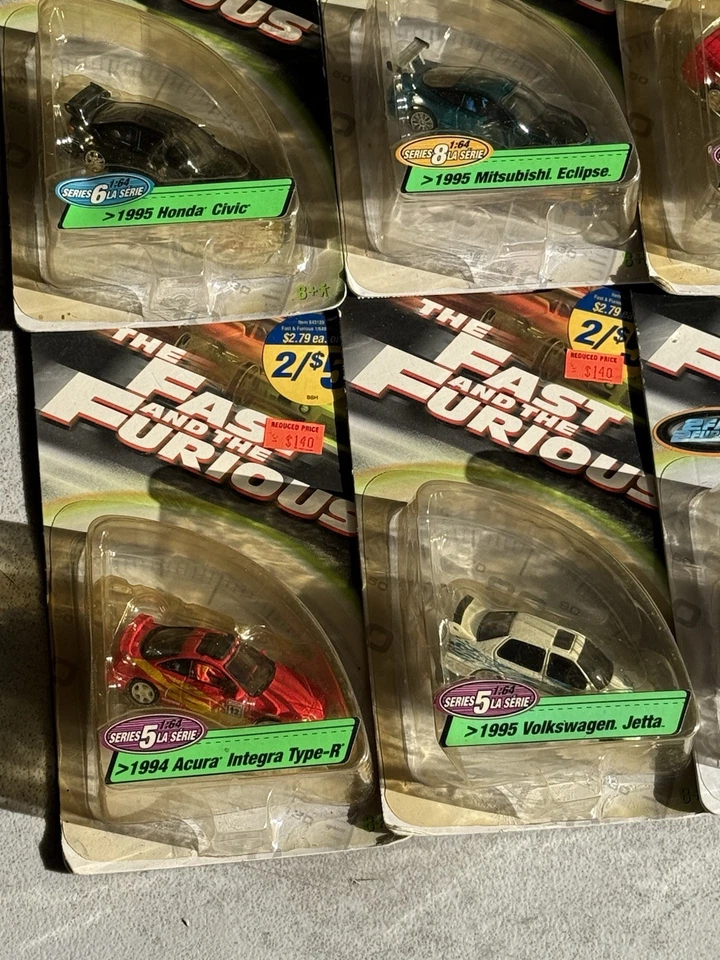 Racing Champions 2003 The Fast & The Furious Lot Of 7 1:64 Diecast New Supra - Image 2 of 4