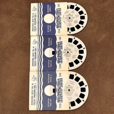 3 Vintage View-Master Reels CRATER LAKE NATIONAL PARK Reels 21,22 23