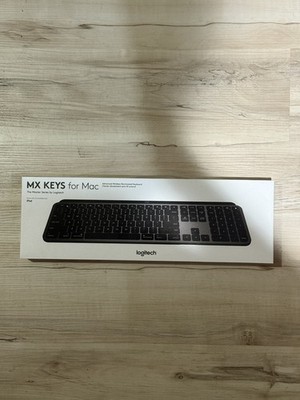 Logitech MX Keys S for Mac Wireless Illuminated Keyboard Gray English QWERTY