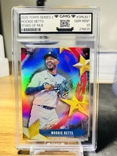 2025 Topps Series 1 Mookie Betts Stars Of MLB GMG Graded 10 Gem Mint 💎 Dodgers 