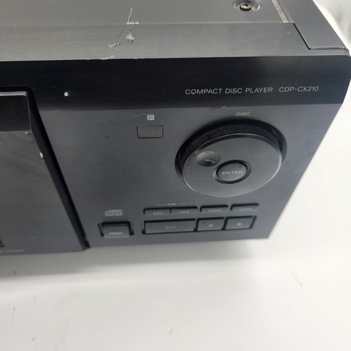 Sony CDP-CX210 200 Disc Mega Storage Lettore CD Cambio Disco Funzionante - Foto 4 di 10