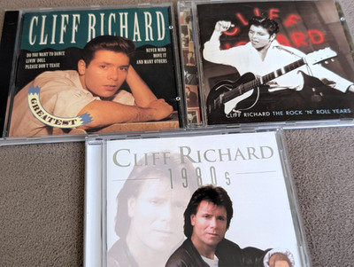 Cliff Richard CD Set 3 Stück - Alles Alben - Guter Zustand