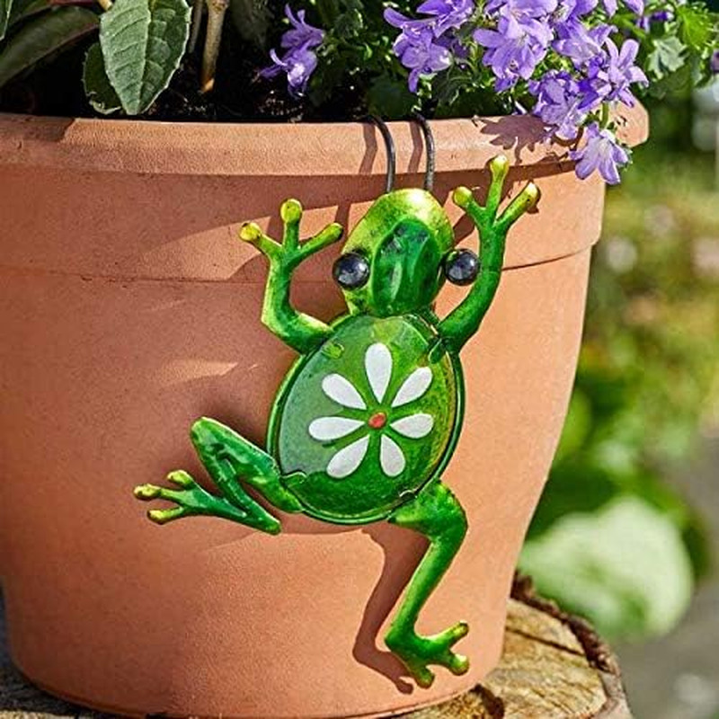 Garden Mile Frog Garden Ornaments Outdoor And Indoor Plant Pot Hanger Weatherpro