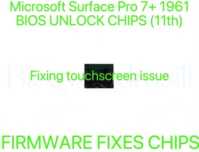 Microsoft Surface Pro 7+ 1961 12.3 inch, ADMIN NO PASSWORD FIRMWARE BIOS CHIP