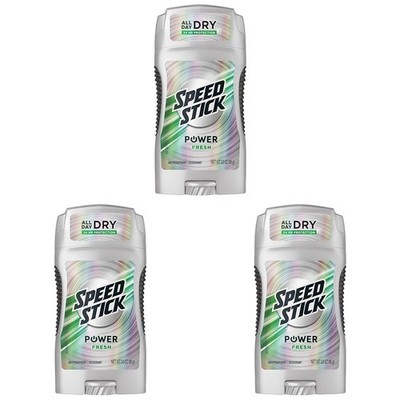 Speed Stick 3 Ounce (Pack of 3), Deodorant 3 Oz 
