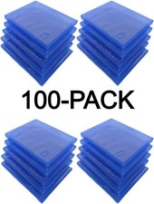 100 x NEW GENUINE Sony Playstation 4 PS4 Replacement Game Cases BLUE OEM blu-ray
