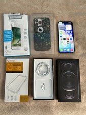 Apple AT&T iPhone 12 Pro Max 5G 128GB with Original Box EXCELLENT
