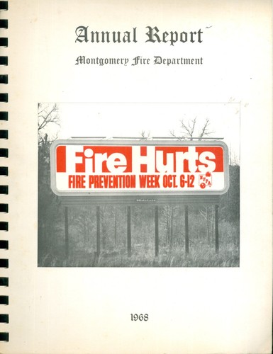 Montgomery Fire Department Annual Report 1968
