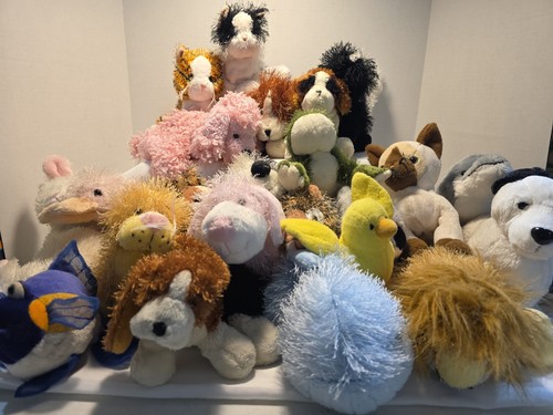 Webkinz by Ganz Lot of 25 Plush Stuffed Animals No Code Tags