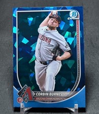 Corbin Burnes 2025 Bowman Chrome Sapphire Baseball Card #94 Arizona Diamondbacks