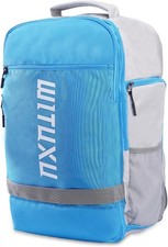 Pickleball Backpack, 3 Paddle Pickleball Backpack with Shoe Compartment, Blue
