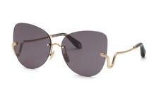 ROBERTO CAVALLI SRC062 0300 ROSE GOLD GREY AUTHENTIC SUNGLASSES