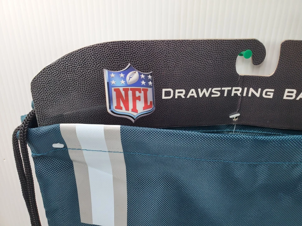 NFL Philadelphia Eagles Team Logo Drawstring Backpack Sling Sack Bag NEW - Image 2 of 4