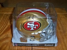 FRANK GORE -- 49ers Signed Mini Helmet -- Spe...