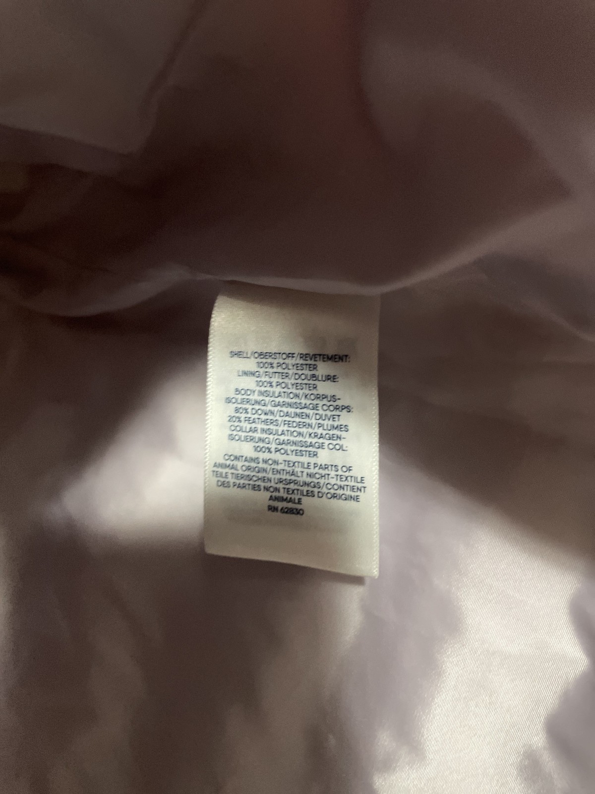 Lands End Patchwork Floral Zip Down Feather Puffe… - image 5