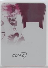 2013 Panini Rookie Anthology Selection Printing Plate Magenta 1/1 Reto Berra 7ez