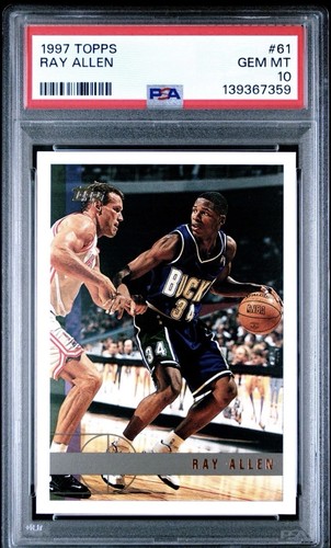1997 POP 31⭐️RAY ALLEN #61*MINTED IN SPRINGFIELD*⭐️VINTAGE⭐️HOF⭐️PSA 10⭐️RARE