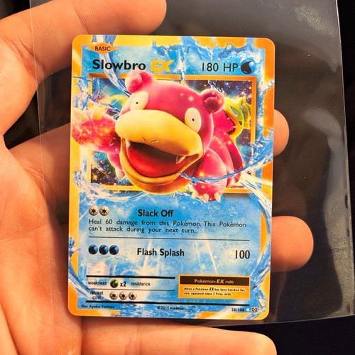 Pokemon TCG Evolutions Slowbro EX & M Slowbro EX Holo 26/108 27/108