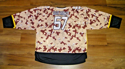 GAME USED DARK KNIGHTS CAMO HOCKEY TRIKOT, GRÖSSE 58-60, VOLLSTÄNDIG SUBLIMIERT, SCHÖNE FORM - Bild 2 von 7