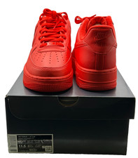 Nike Air Force 1 07 LV8 ~ University Red ~ Size M 10 / W 11.5 ~ ~