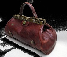 THE BRIDGE Doktortasche LEDERTASCHE Hebammentasche LEDER Stabil RARITÄT Top 4393