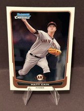 2012 Bowman Chrome - Matt Cain #195