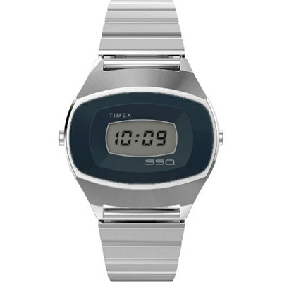 TIMEX TW2Y06100 1975 SSQ Digital Reissue 38mm Quartz Watch